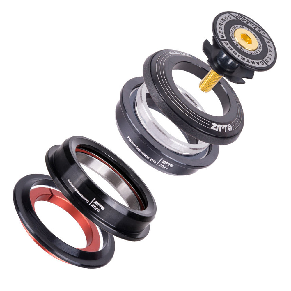 ZTTO 4455ST Aluminum Alloy Bike Headset Tapered / Straight Tube Front Fork Bearing Headset ZTTO 4455ST Aluminum Alloy Bike Headset Tapered / Straight Tube Front Fork Bearing Headset